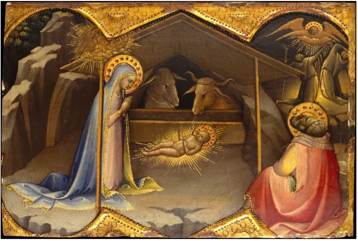 Lornzo Monaco - Firenze, 15e eeuw - Geboorte van Jezus 
